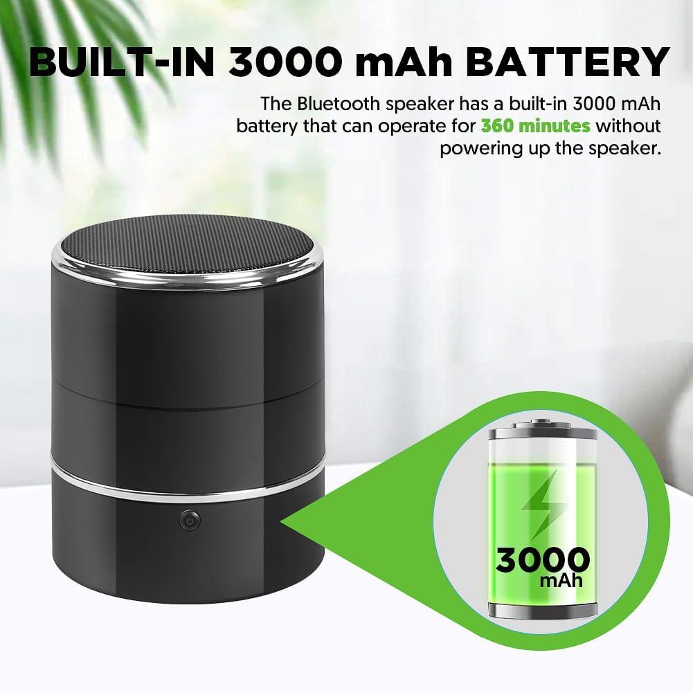 Bluetooth Speaker Camera with 240° Rotatable Lens wifi,1080p,audio,loop_recording,app_control 1080P - Thumbnail 6