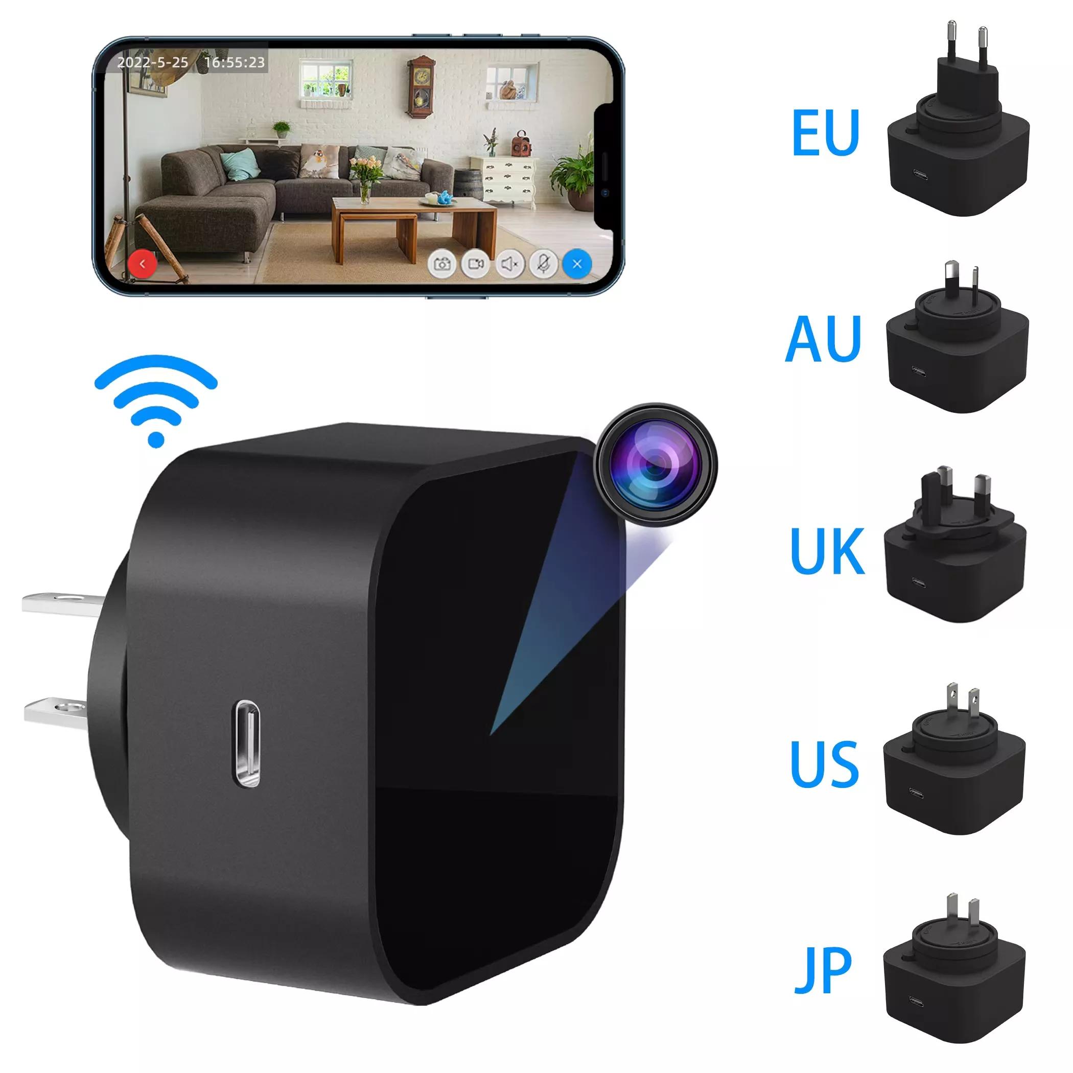 Hidden Camera AC Adapter wifi,night_vision,motion_detection,1080p,audio,app_control,loop_recording 1080P - Thumbnail 2