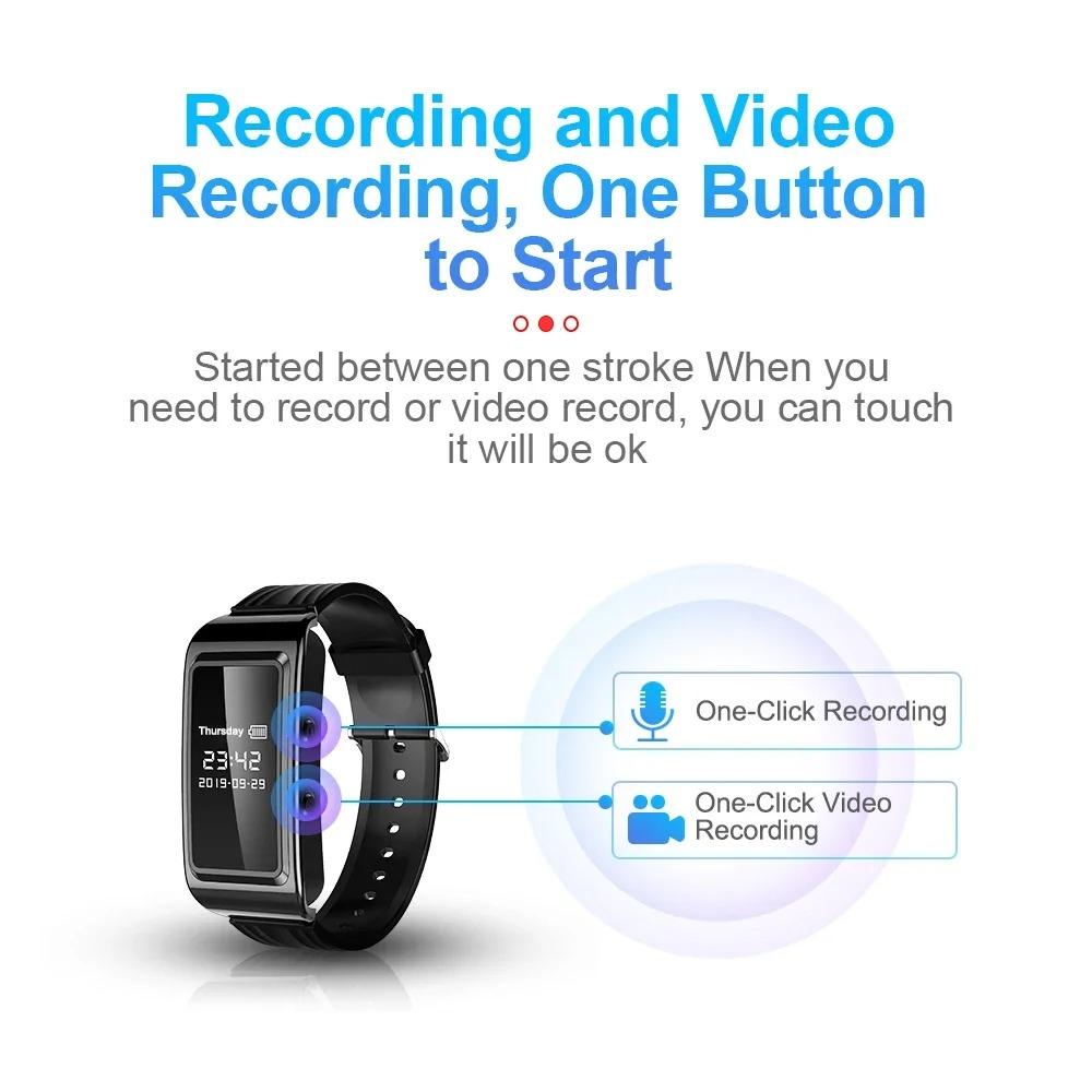Mini Video Voice Recorder Camera Watch 1080P DV DVR 1080p,audio 1080P - Thumbnail 6